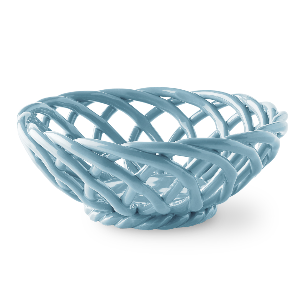 OSICLB-21 - Sicilia Ceramic Basket Small